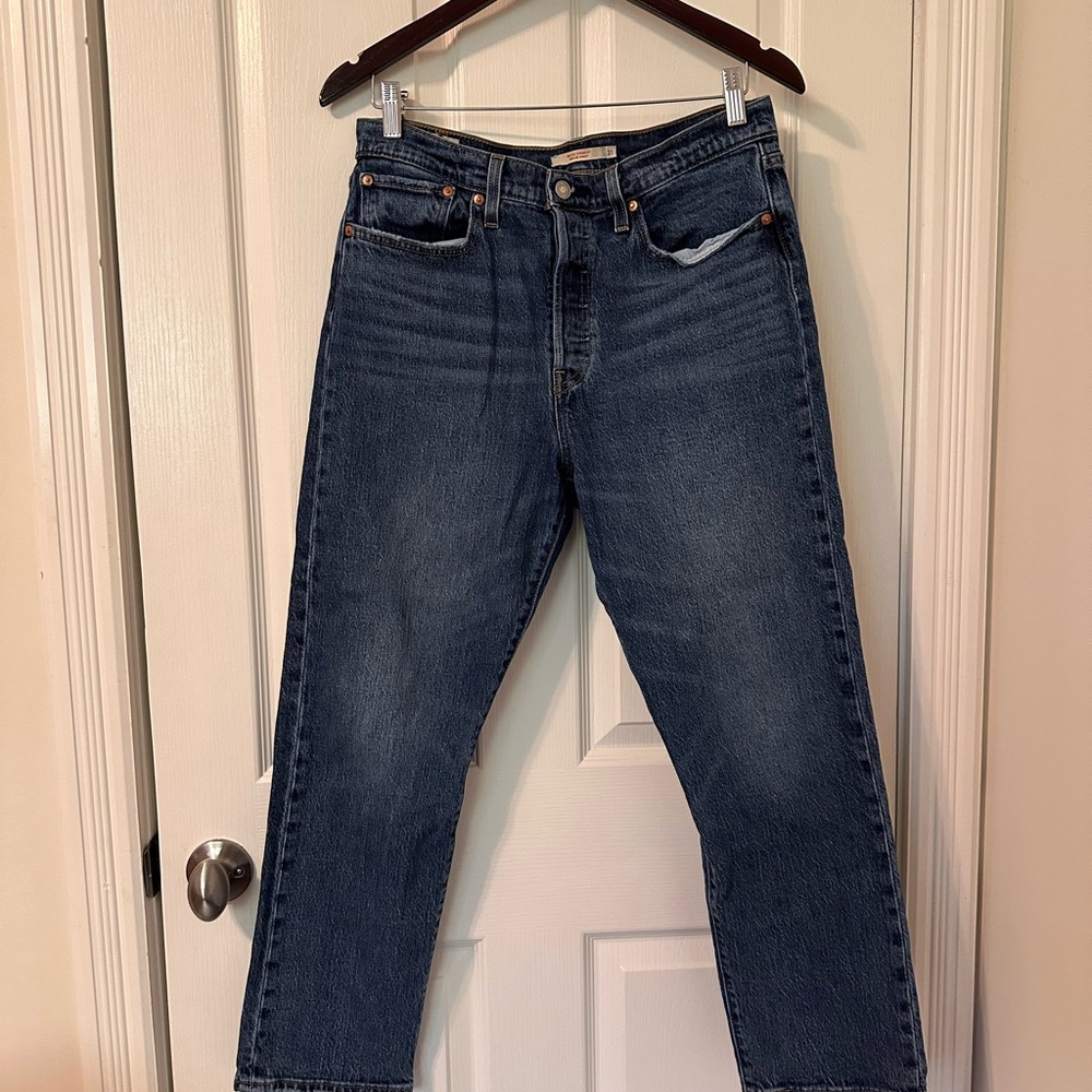 Levi's Classic Indigo Straight Leg Jeans